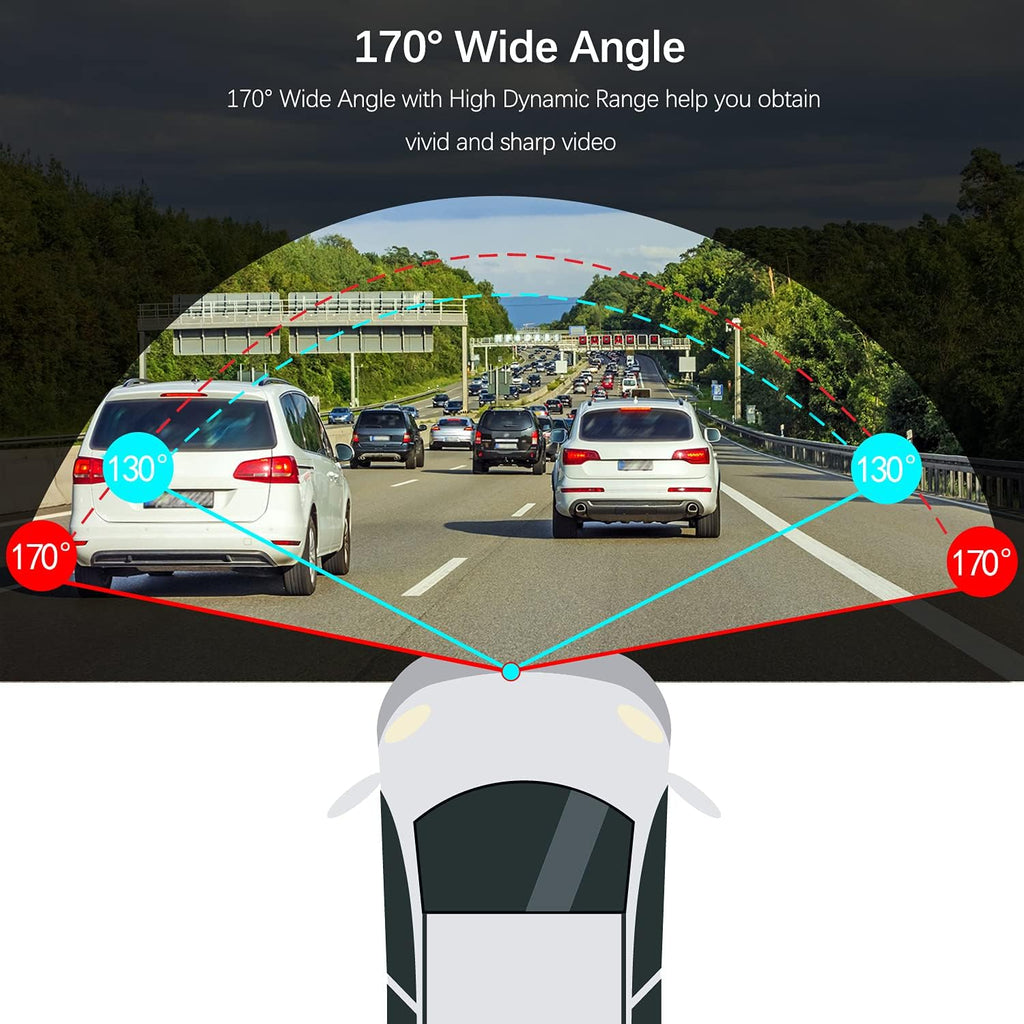 Dash Cam with 16GB Micro SD Card, Pack of 2 V162715