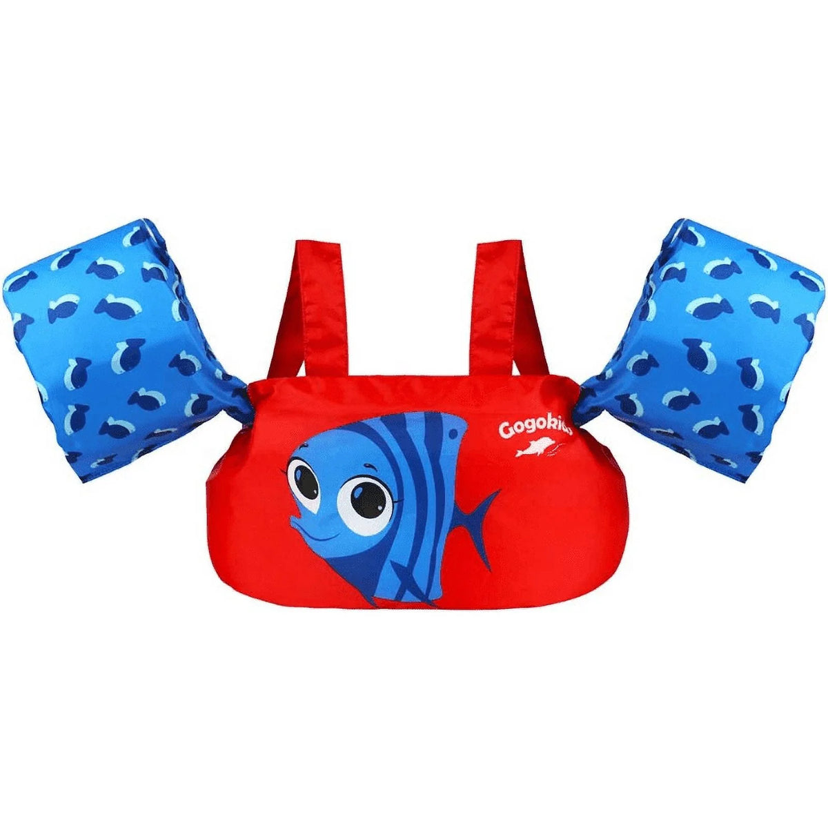 Toddler Swim Vest with Water Wings and Shoulder Strap Q325