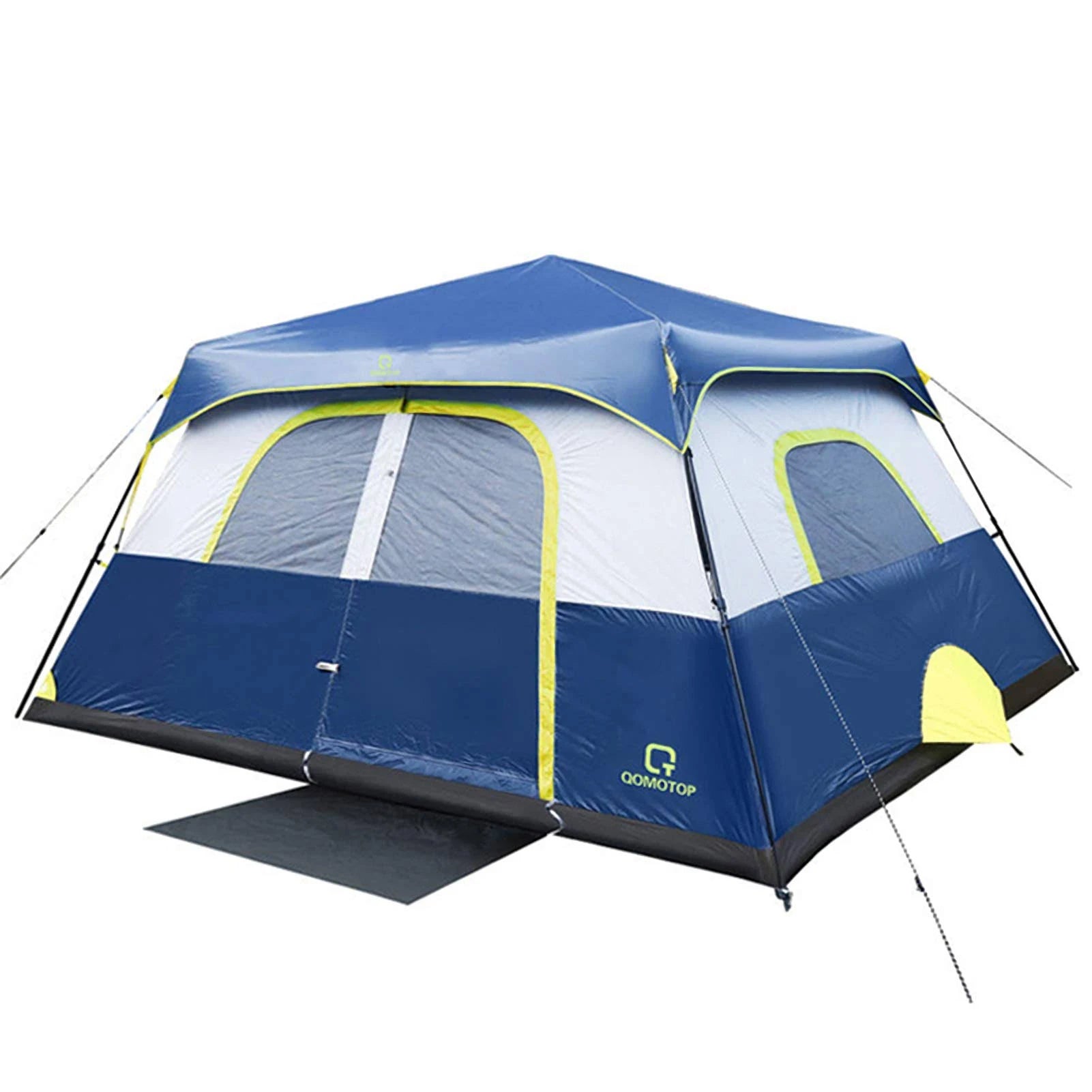 4/6/8/10 Person Instant Pop Up Camping Tent with Top Rainfly O547