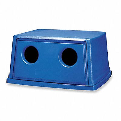Blue Plastic Bottle/Can Recycling Top S813