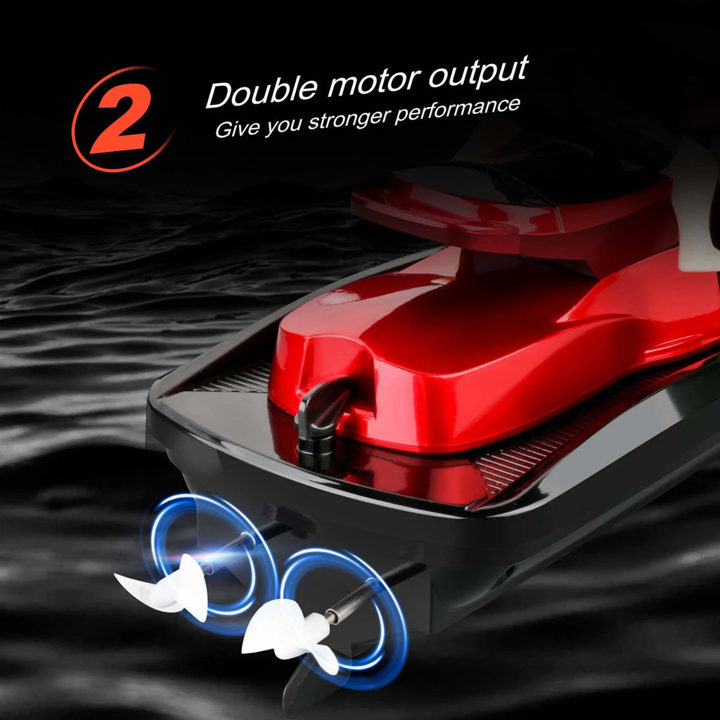 RC Motorboat High Speed Remote Control Boat 2.4Ghz Waterproof N7658