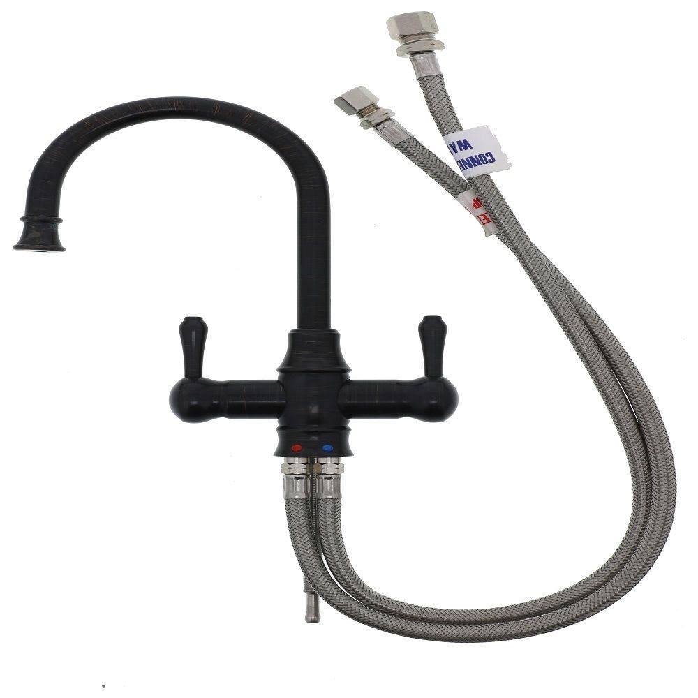 Oil Rubbed Bronze Hot and Cold Water Faucet A519