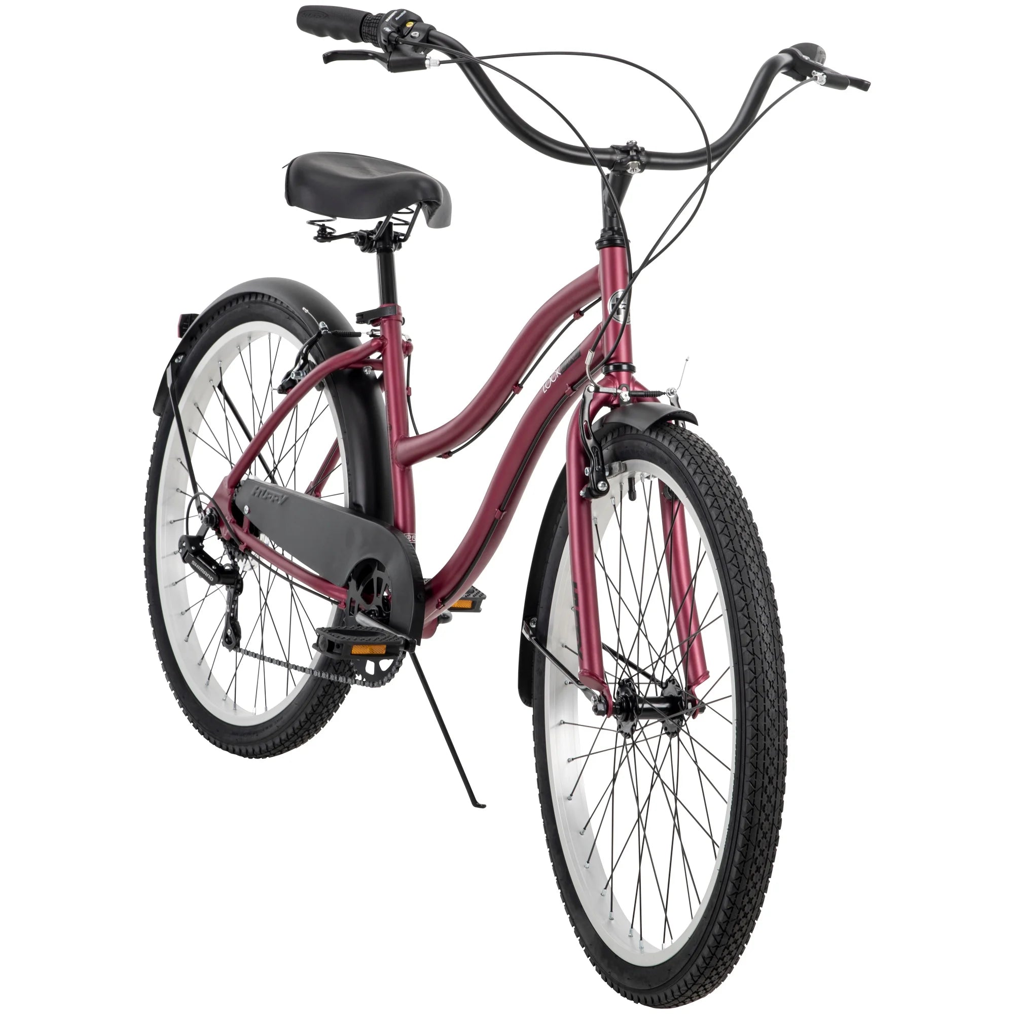 Pink 26-inch 7-speed Cruiser Bike E863