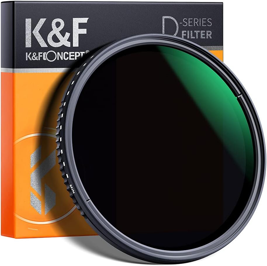 55mm Variable Neutral Density Filter ND8-ND2000, Pack of 2 B278