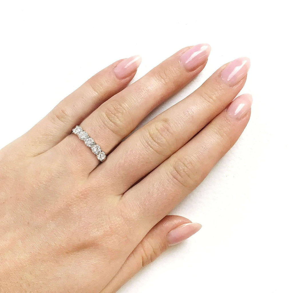14K Yellow Gold Moissanite Bridal Wedding Band X720