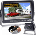 7 Inch Monitor Wired Backup Camera System for Trucks Trailers RVs Car, Pack of 2 L84933
