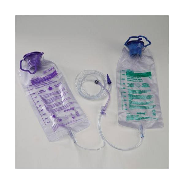 Enteral Feeding Pump Sets, 1000ml, With 1000ml Flush Bag, 30/Case K2468