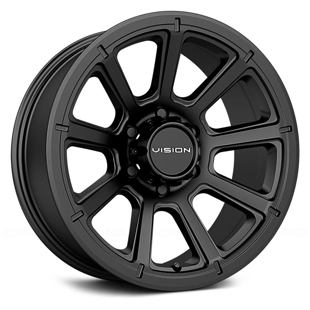 17x8.5 6x5.5 Matte Black Wheel Y30640