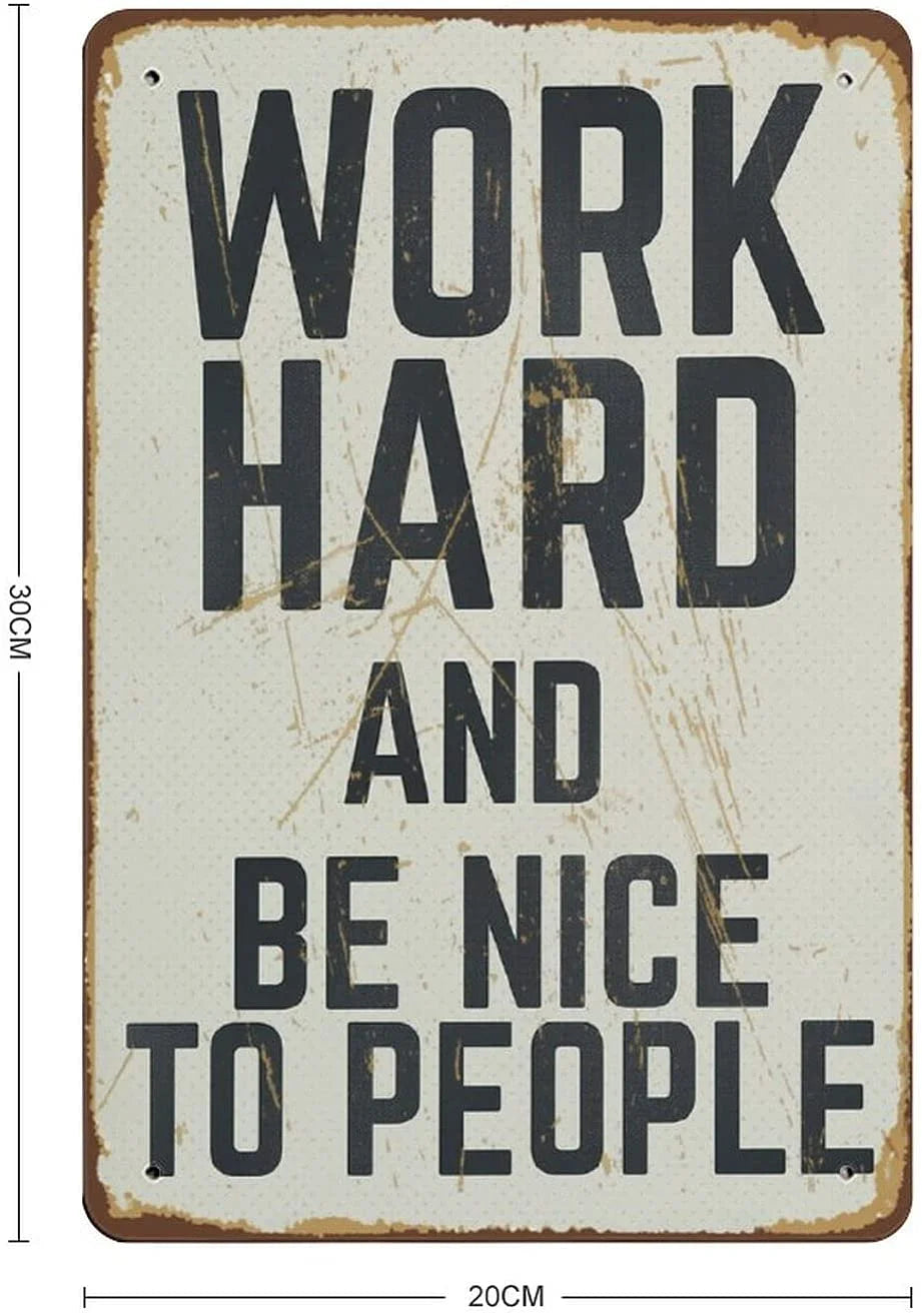Vintage Retro Metal Sign 8"x12" H4715