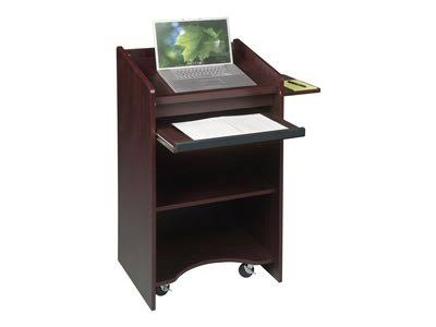 Mahogany Mobile Lectern V97985