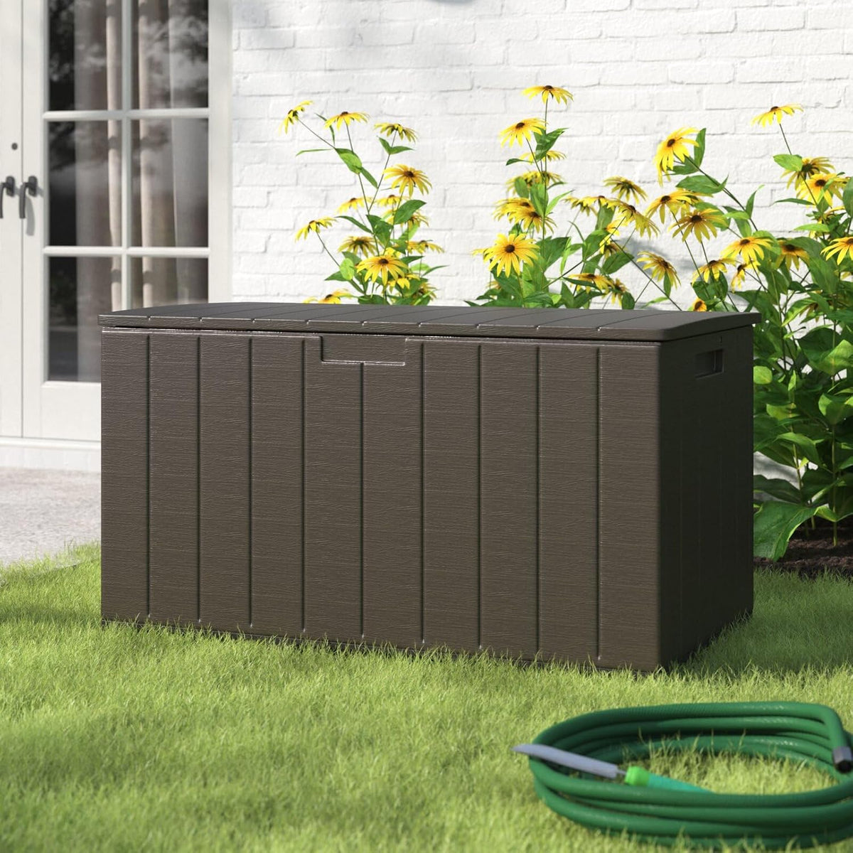 130 Gallon Outdoor Storage Deck Box L7795
