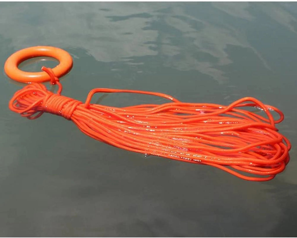 98.4FT Floating Throwing Rope Rescue Lifeline with Hand Ring G21593