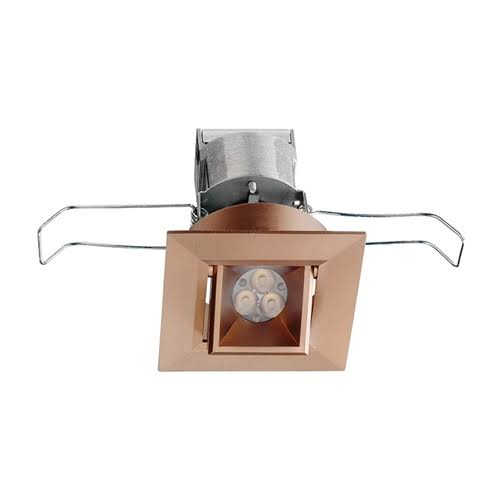 Bronze Mini LED Gimbal Square Downlight V859