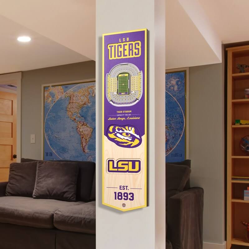8 x 32 in. 3D Stadium Banner M16967