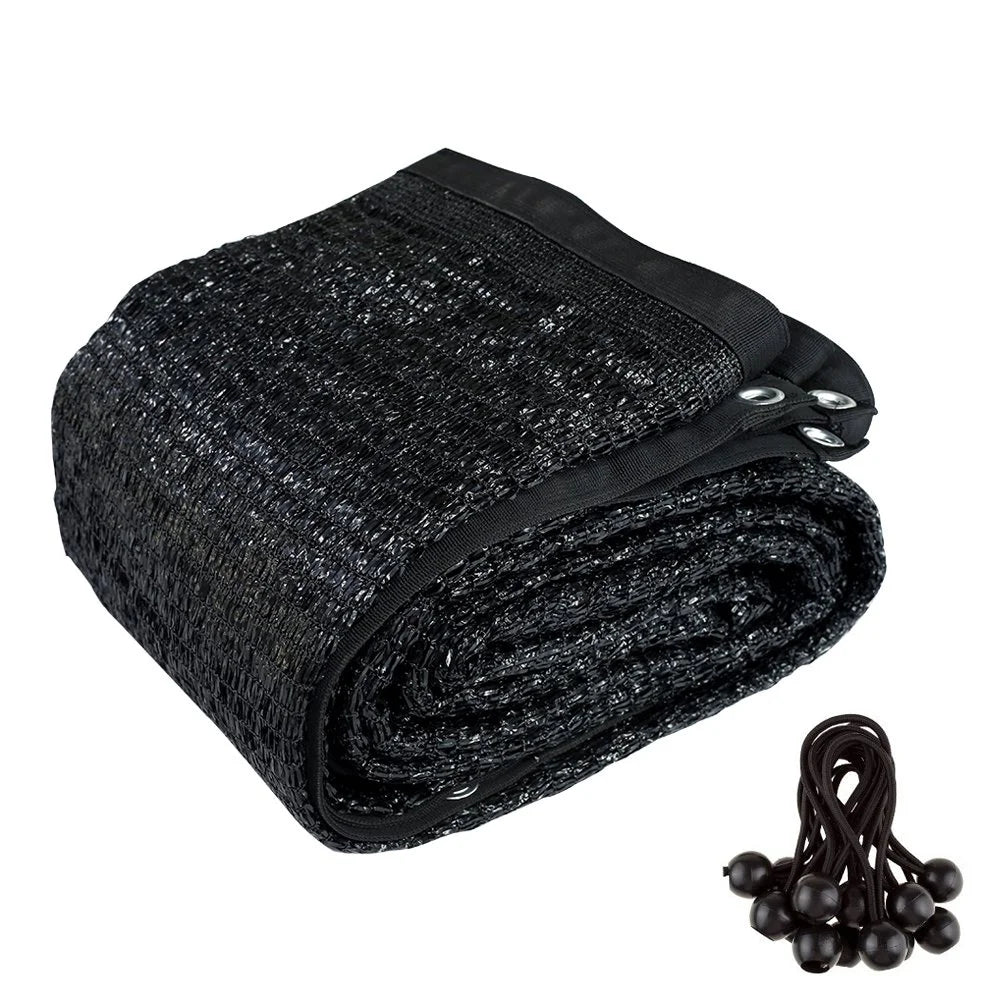 Black 12 X 16 Shade Cloth with Grommets W462490