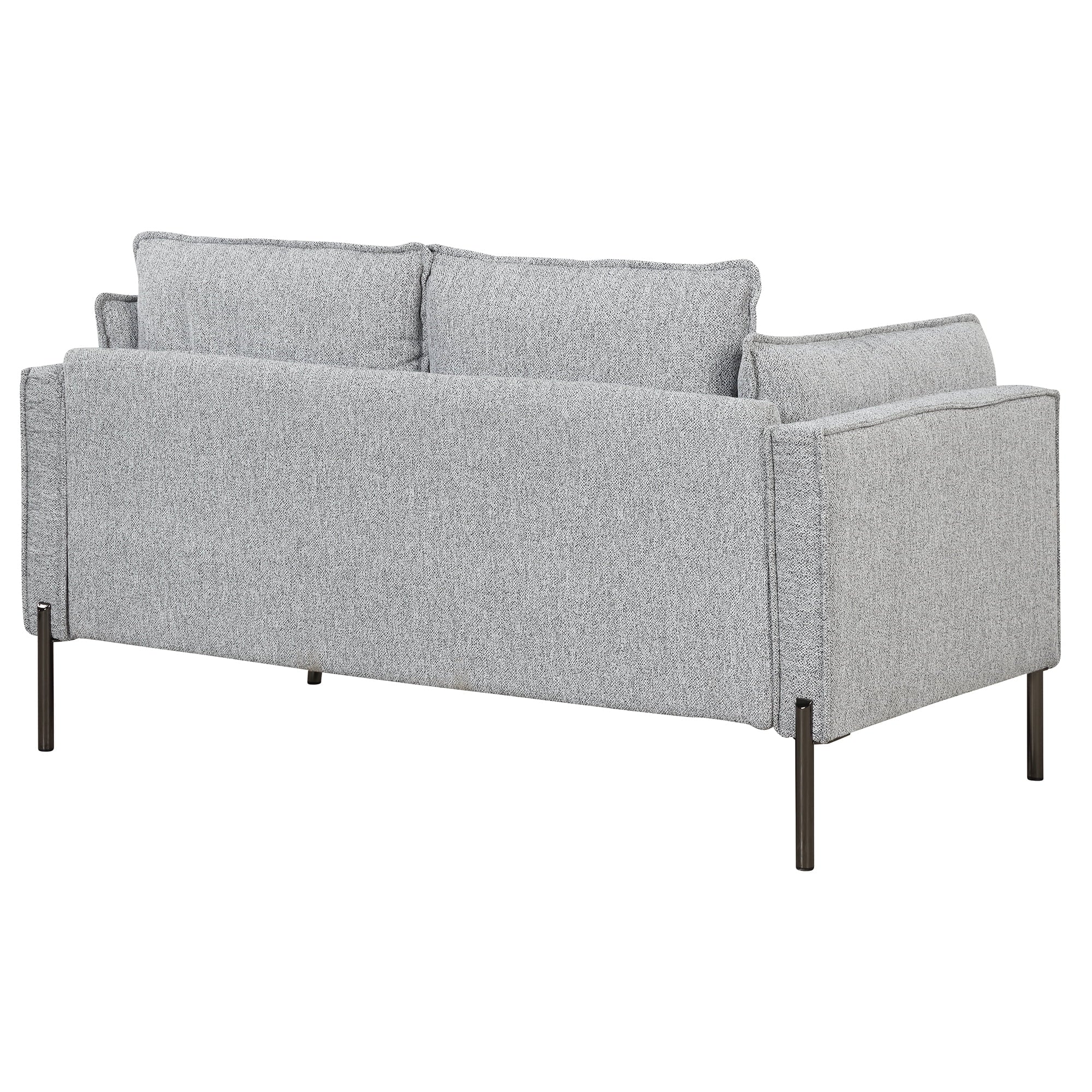 Linen Fabric Loveseat Couch Y15495