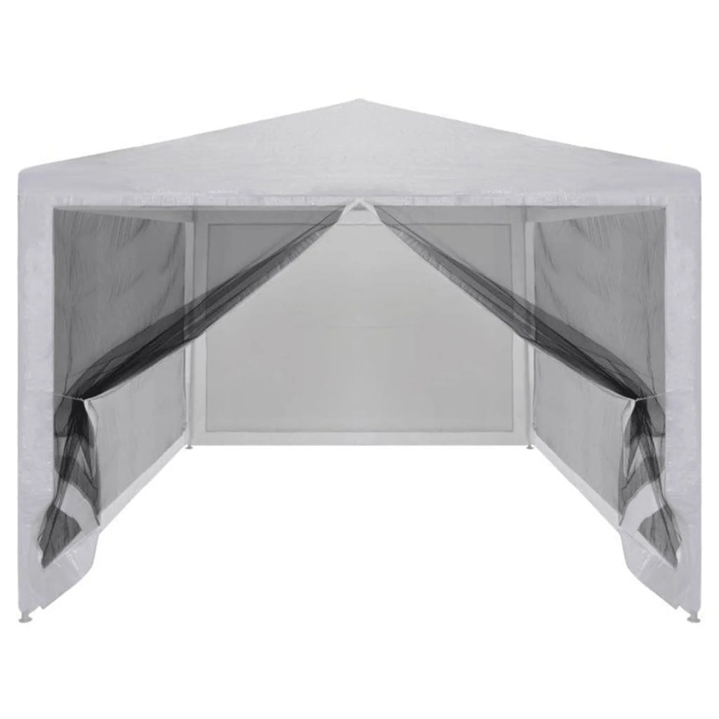 Party Tent with 4 Mesh Sidewalls 9.8' x 9.8' Q575