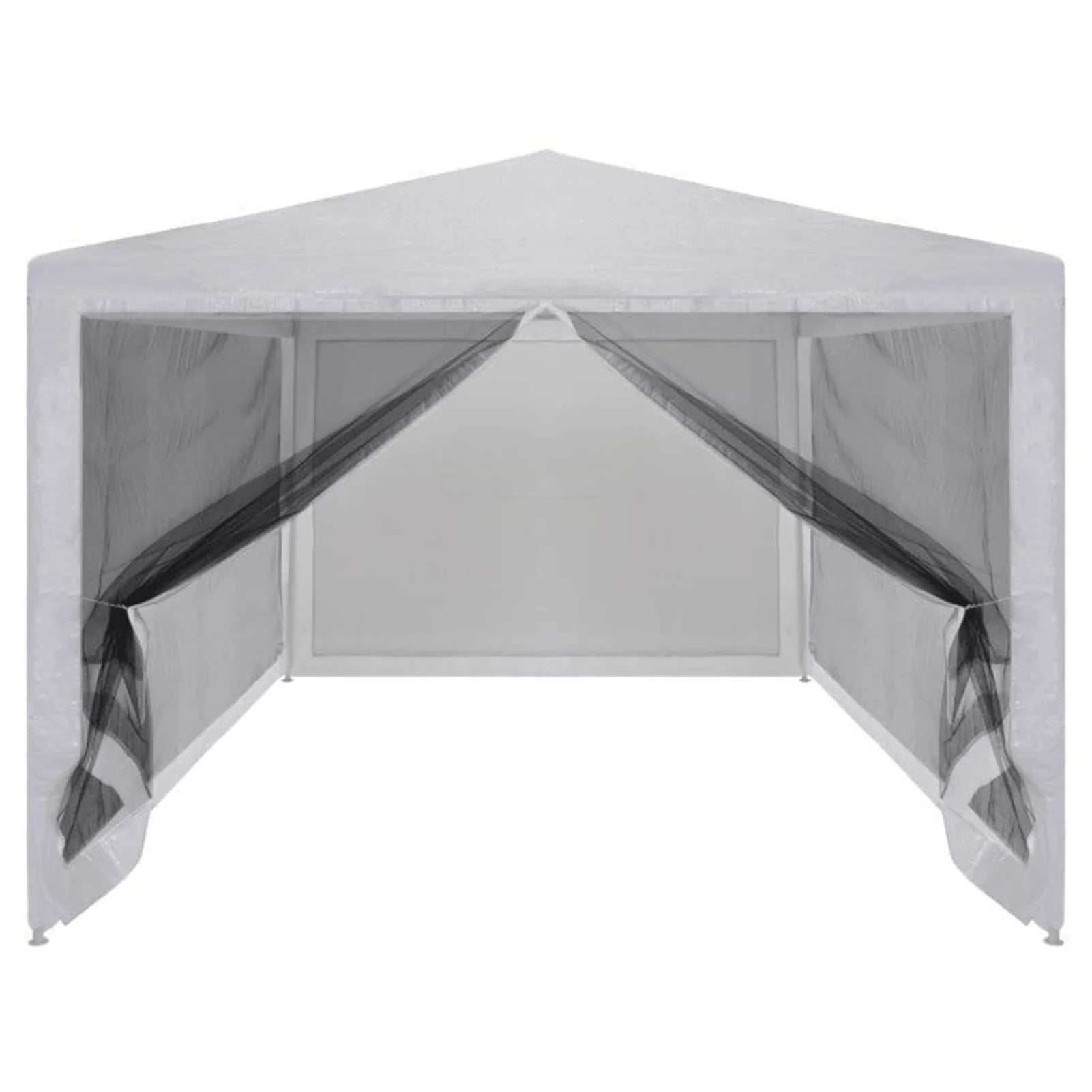 Party Tent with 4 Mesh Sidewalls 9.8' x 9.8' Q575