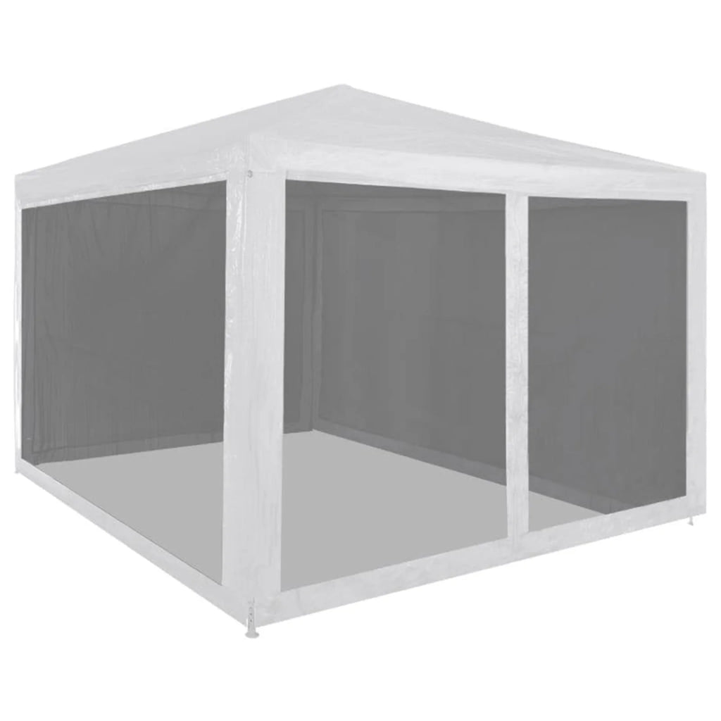 Party Tent with 4 Mesh Sidewalls 9.8' x 9.8' Q575