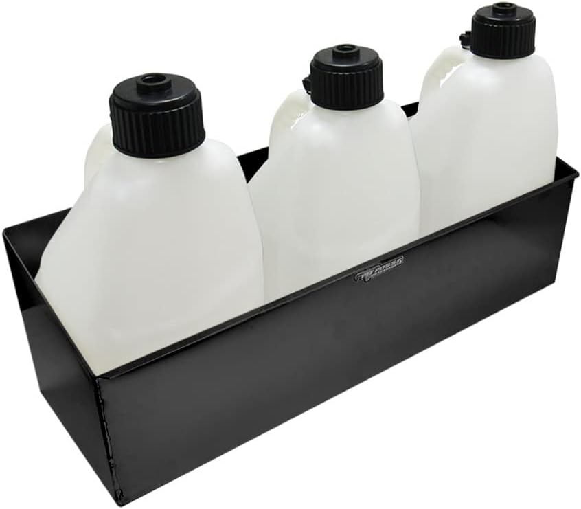 Triple Utility Fuel Jug Rack Holder Aluminum Storage Organizer U272