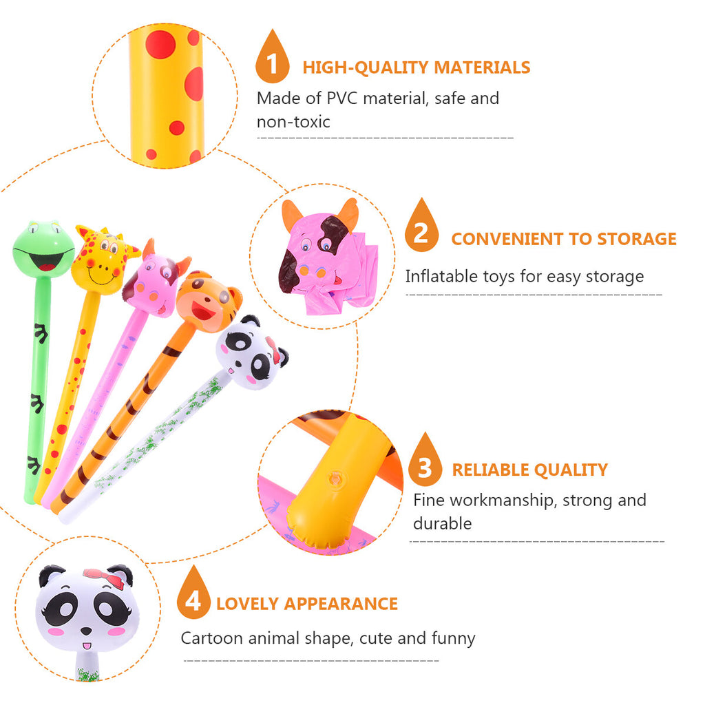 25 pcs Kids PVC Inflatable Animal Toy J336764