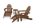 Teak 5-Piece Adirondack Chair Set I173285