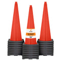 Orange PVC Plastic Traffic Cones V67879