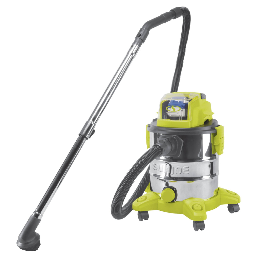 24-Volt Cordless Portable Stainless Steel Wet/Dry Vacuum Kit, 5.2 gal F971319