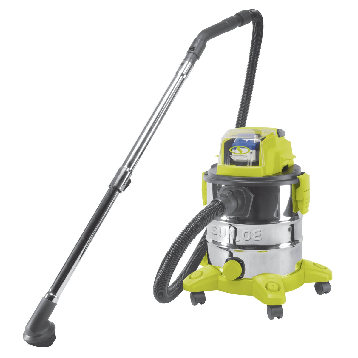 24-Volt Cordless Portable Stainless Steel Wet/Dry Vacuum Kit, 5.2 gal F971319