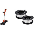 Black+decker Electric Lawn Mower Trimmer Line Replacement Spool, Autofeed 30 ft, 0.065-Inch, 2-Pack Y907643