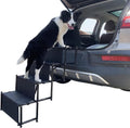 Grey Pack of 2 Folding Pet Stairs Ramp Ladder V31248