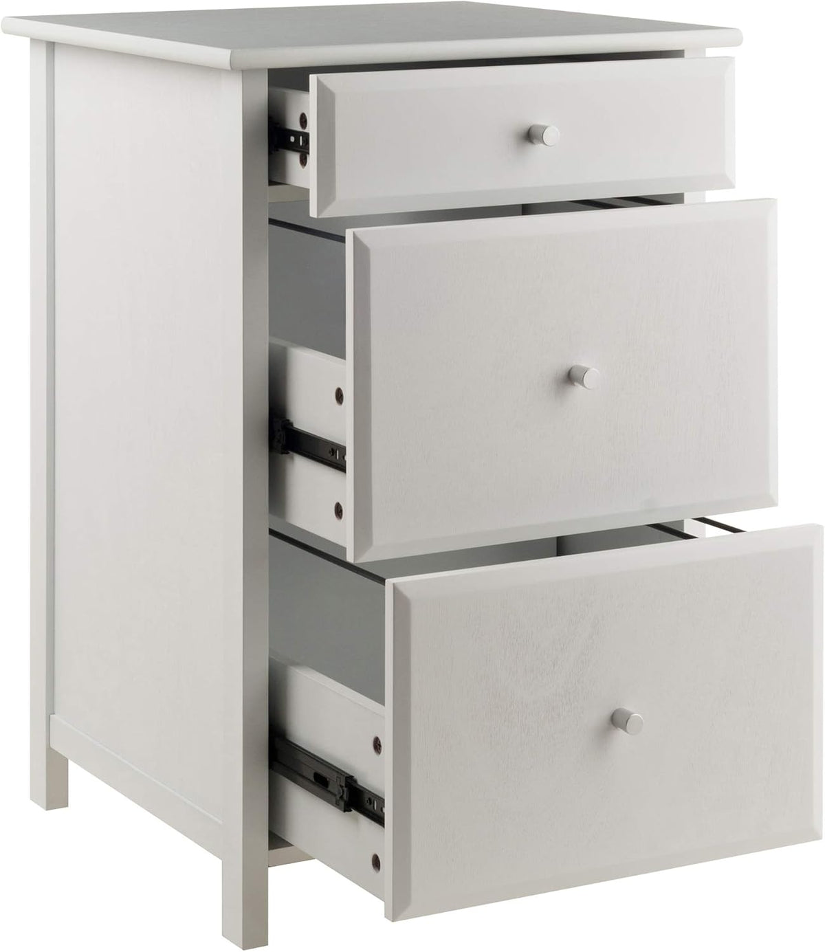 White File Cabinet D815