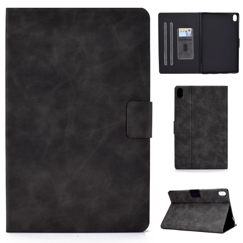 Black Leather Folio Stand Cover for iPad 10.9 Inch Y74777