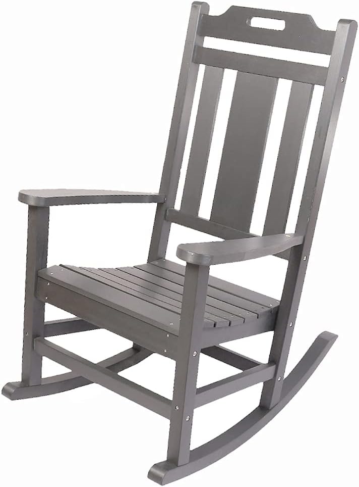 Brown PolyTEAK Plastic Rocking Chair A528927