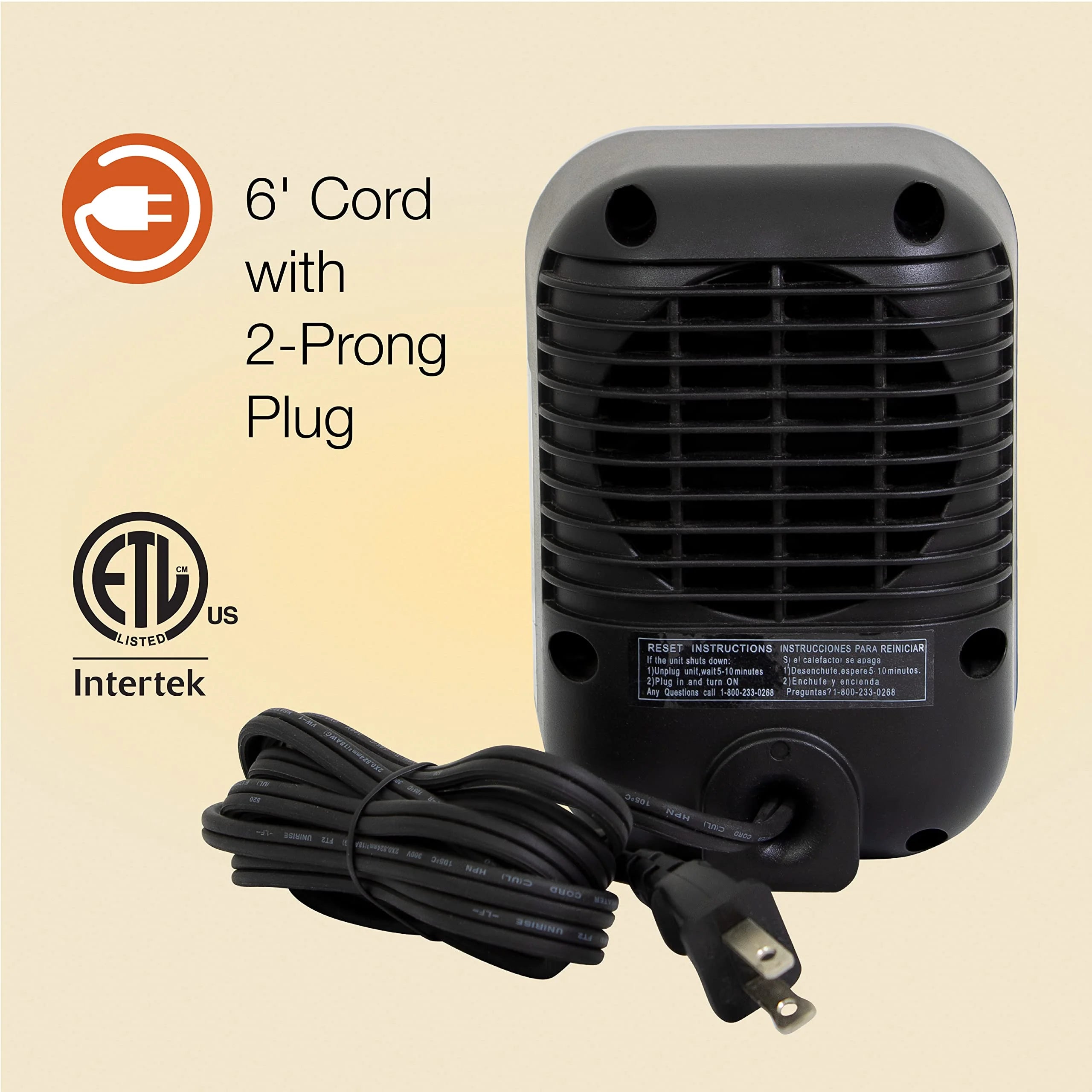 White Personal Heater J636629