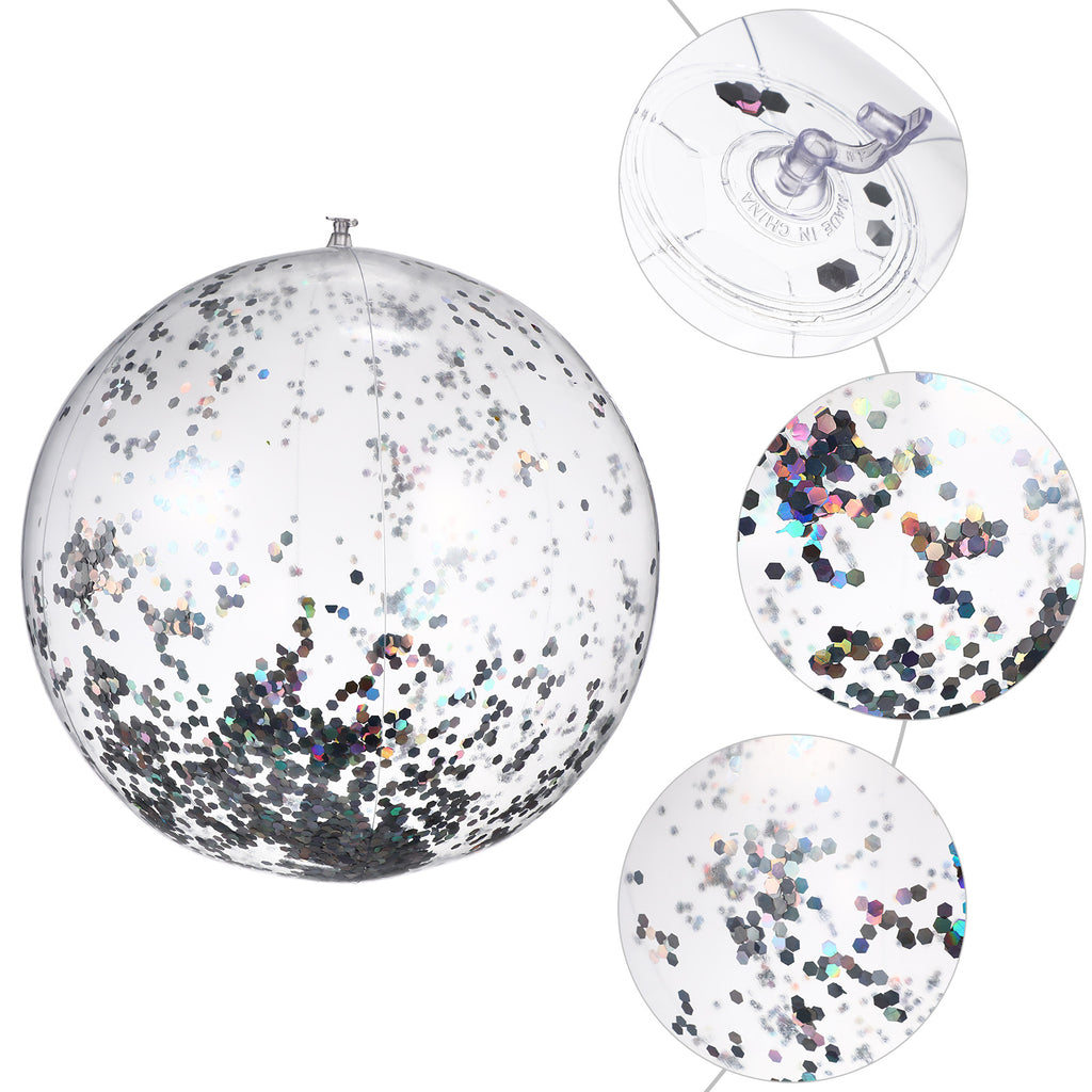 2 Pcs Inflatable Beach Balls with Air Pump N3685