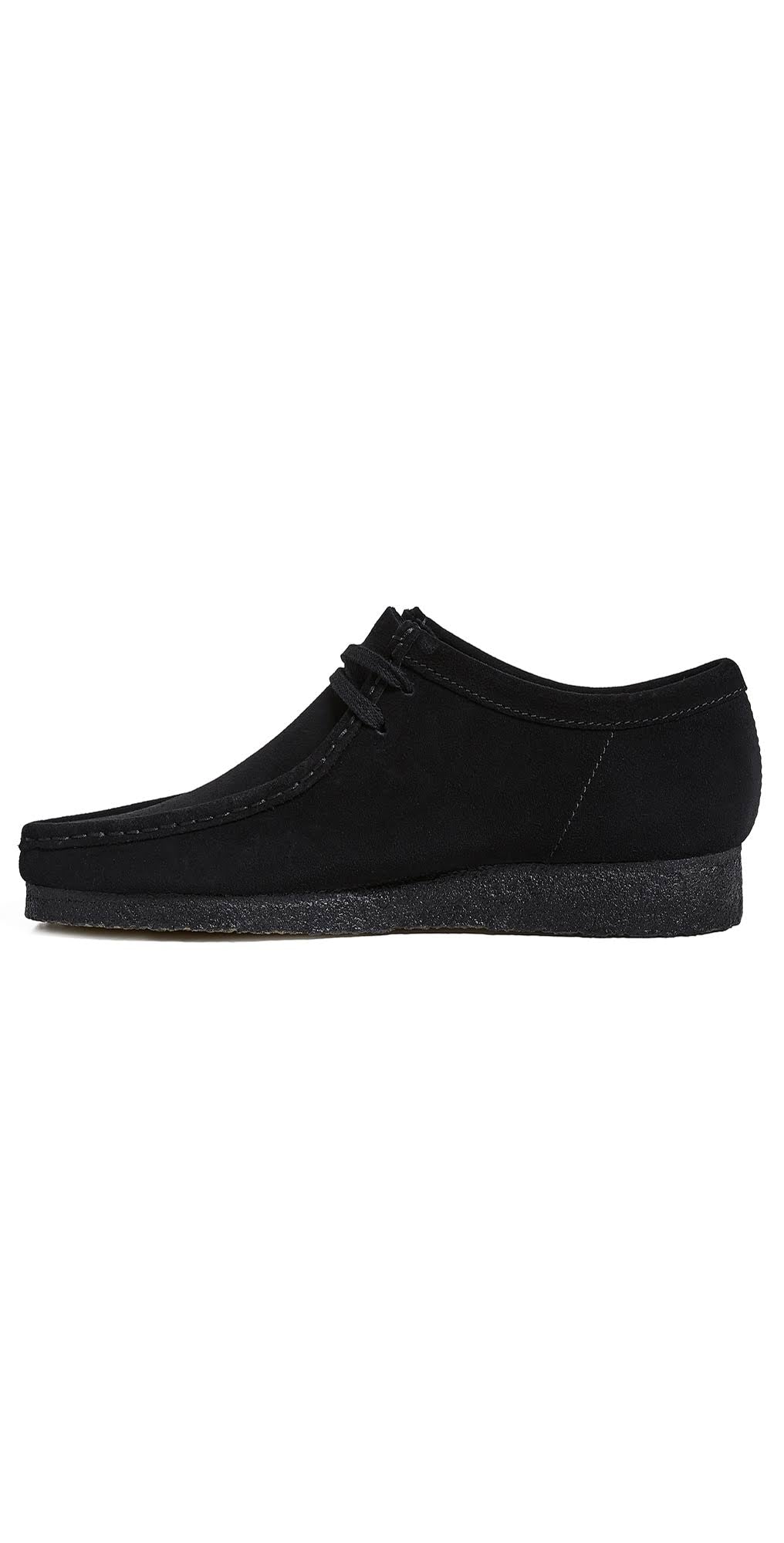 Black Suede Clarks Wallabee Shoes U5518