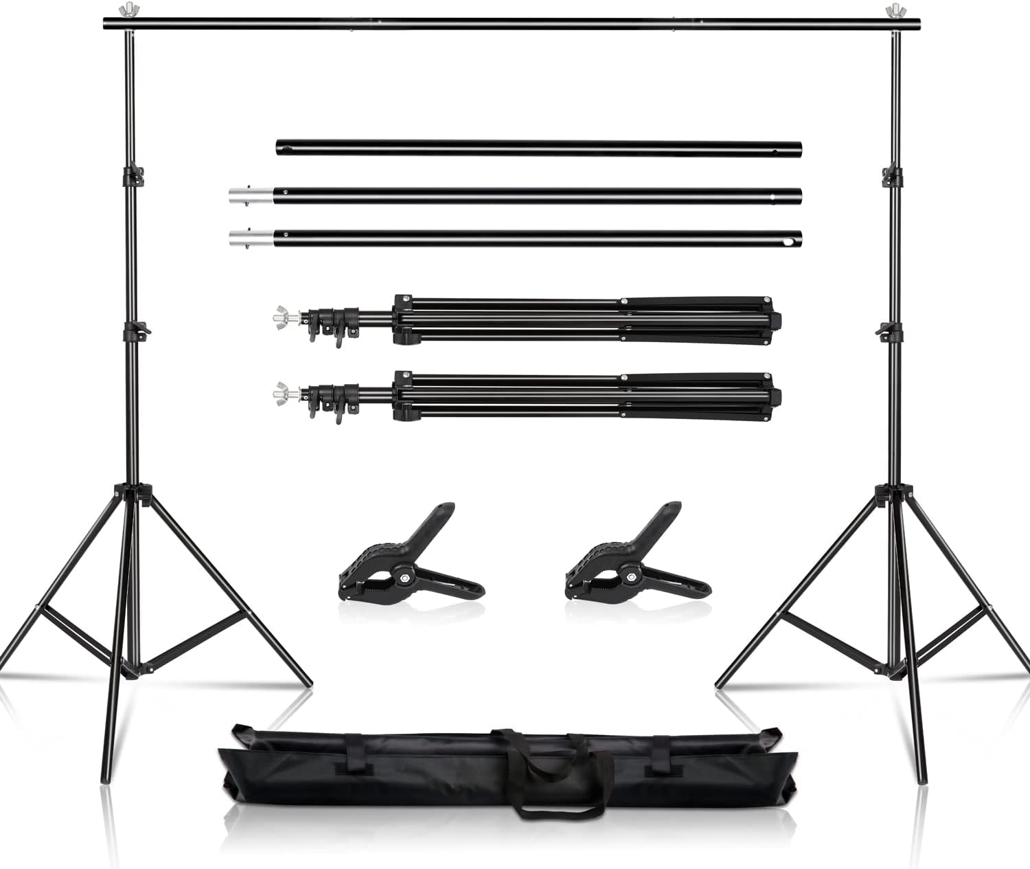 7x10 FT Adjustable Backdrop Stand with Carrying Bag G26322