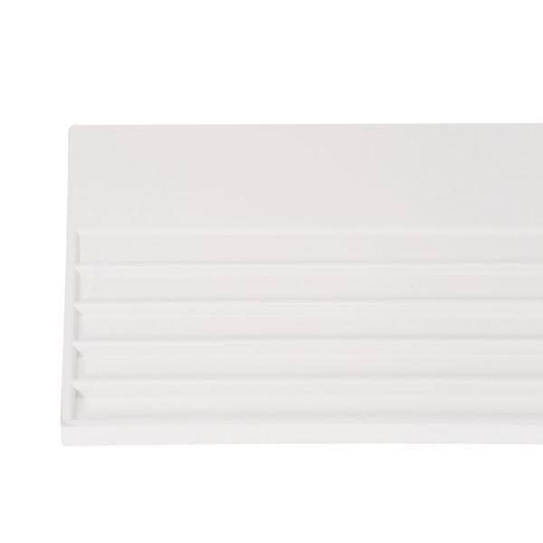 Fiberglass Rectangular Entry Ramp, 12 x 60 in, White N1297
