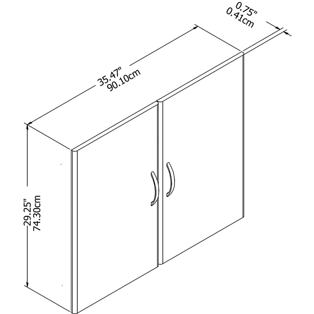 Platinum Gray Bookcase Door Kit P884456