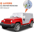 Car Rain Sunshade Cover for Jeep Wrangler JK JL 4 Door O880