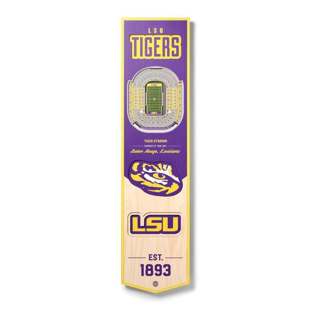 8 x 32 in. 3D Stadium Banner M16967