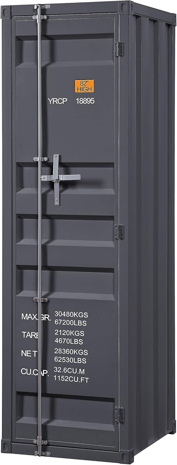 White Single Door Cargo Wardrobe P120266