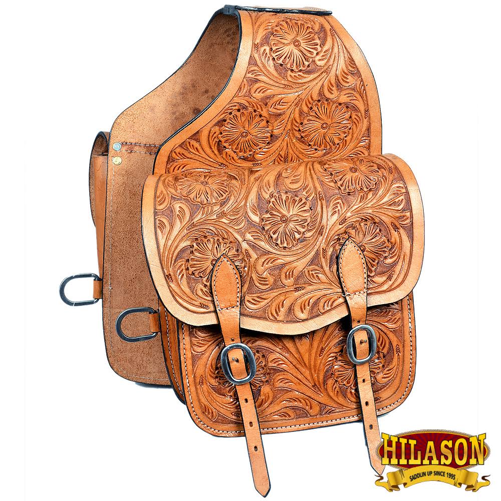Tan Leather Horse Saddle Bag B830103