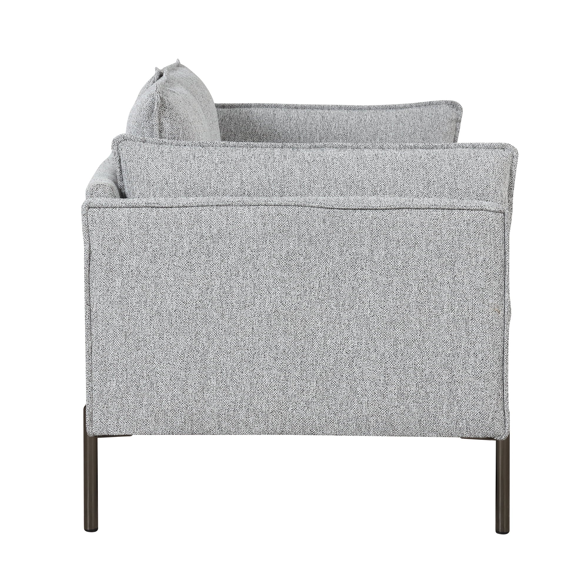 Linen Fabric Loveseat Couch Y15495