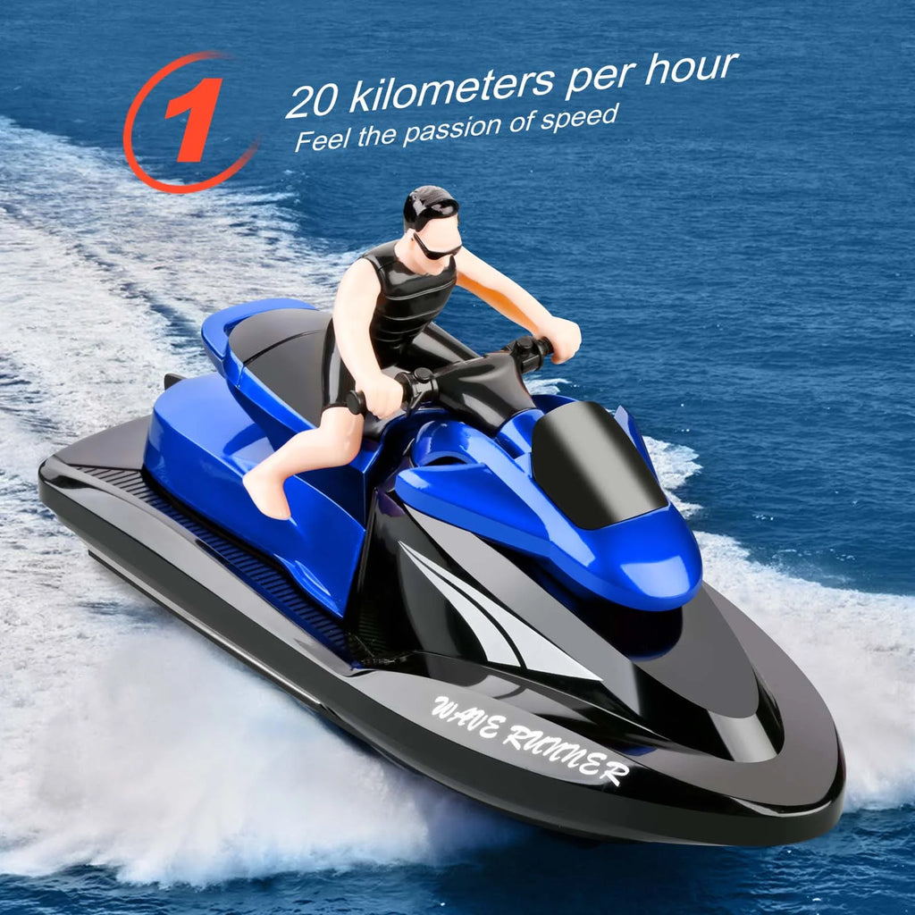 RC Motorboat High Speed Remote Control Boat 2.4Ghz Waterproof N7658