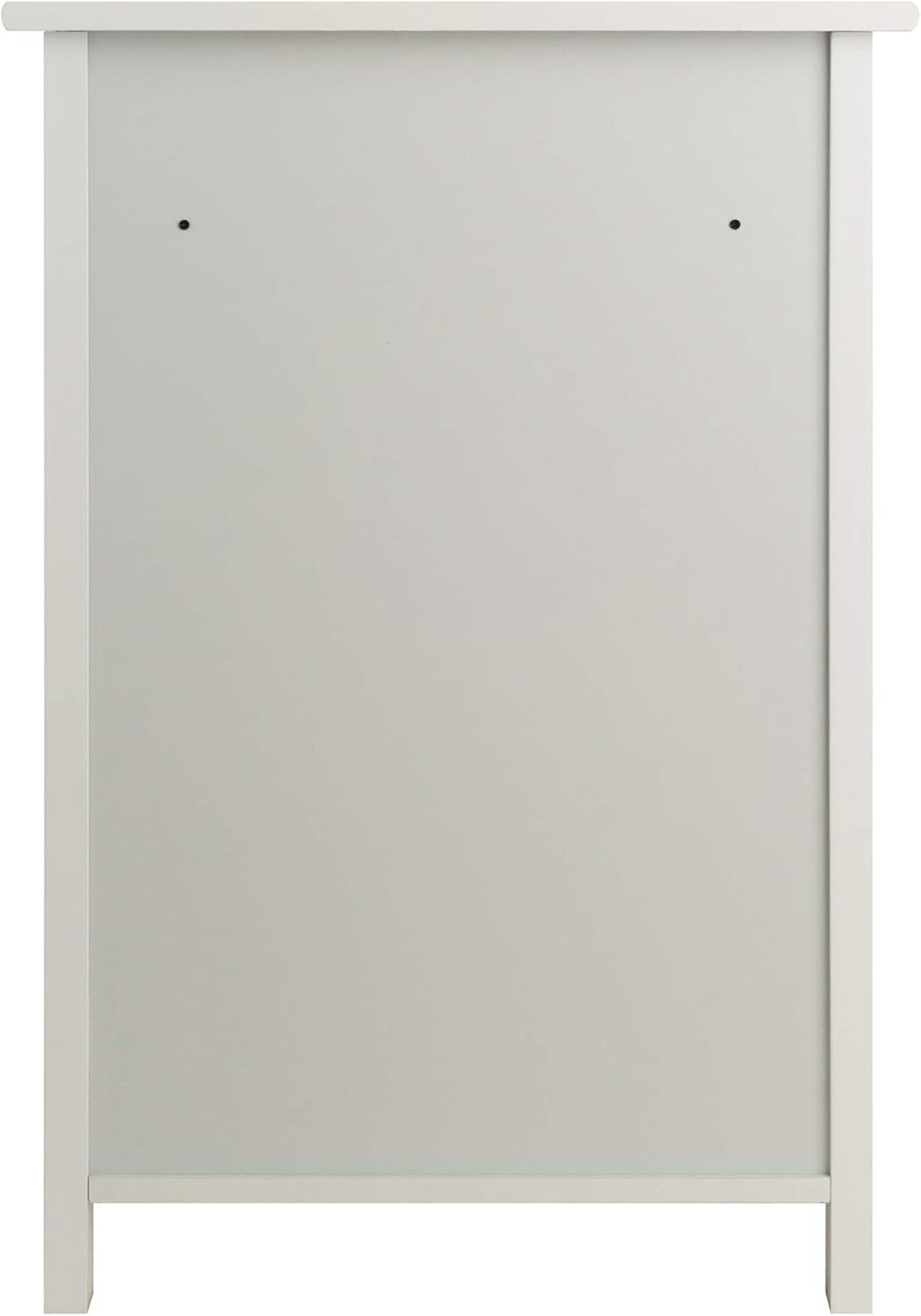 White File Cabinet D815