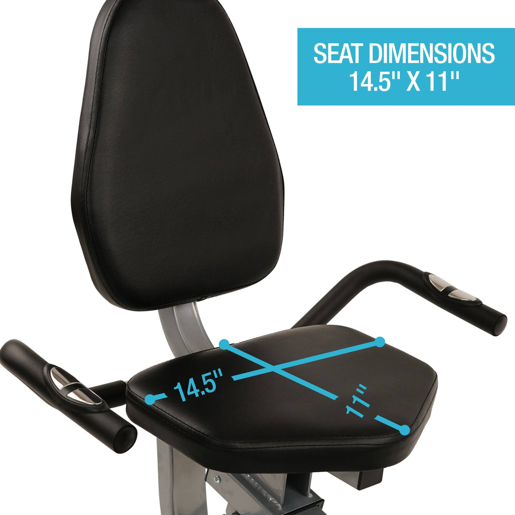 Magnetic Recumbent Exercise Bike with LCD Monitor B83913