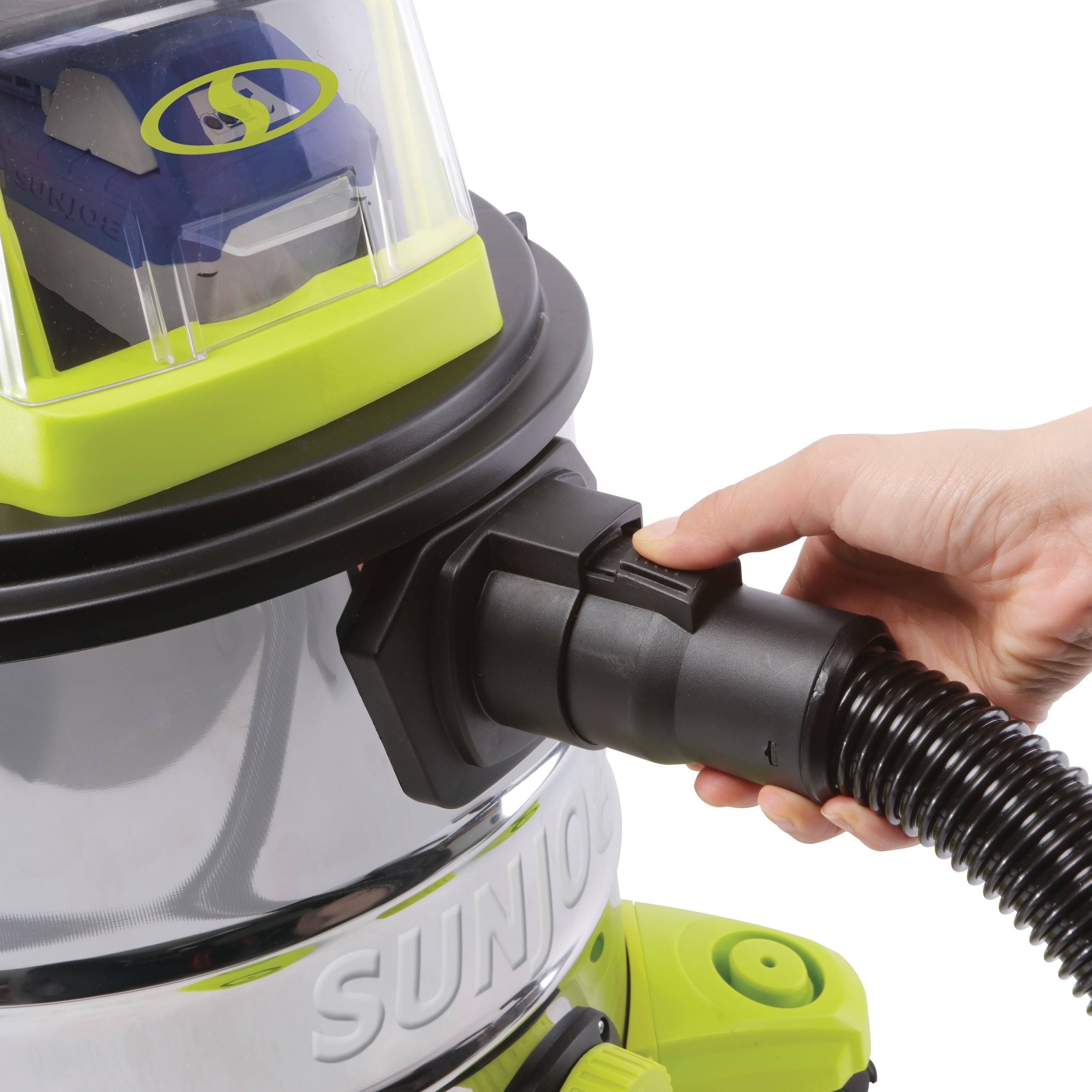 24-Volt Cordless Portable Stainless Steel Wet/Dry Vacuum Kit, 5.2 gal F971319