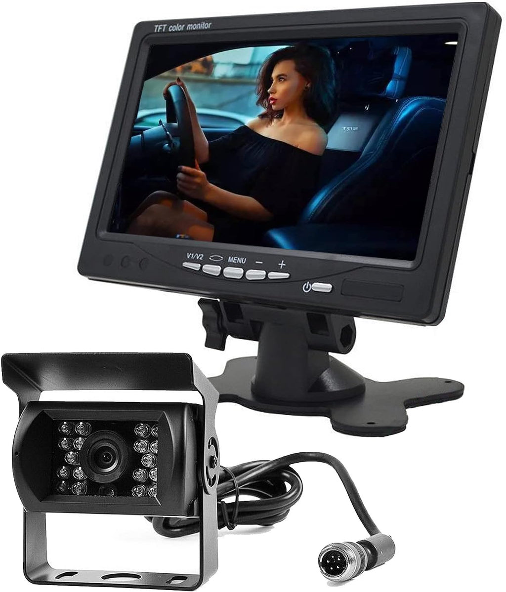 7 Inch 1080P Waterproof Rear View Camera with Monitor Kit L70058